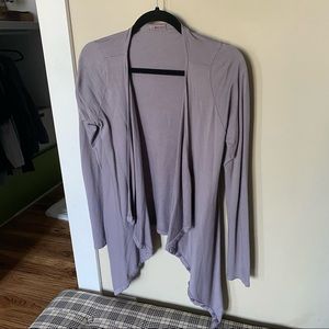 LAmade Lilac Light Modal Open Cardigan